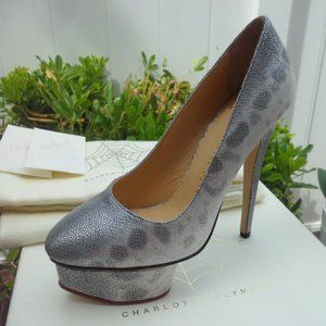 💖 Charlotte Olympia SINGLE LEFT Glitter Heel 36